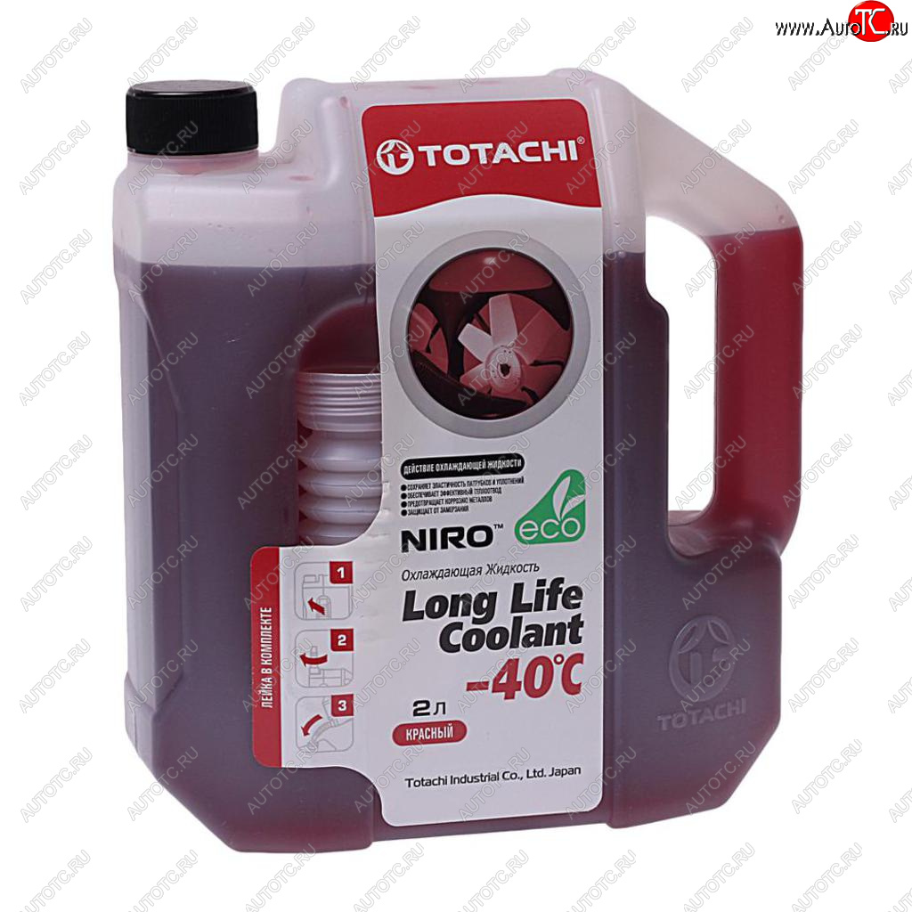 589 р. Антифриз красный -40C 2л SUPER LLC NIRO TOTACHI TOTACHI 41802  с доставкой в г. Пермь