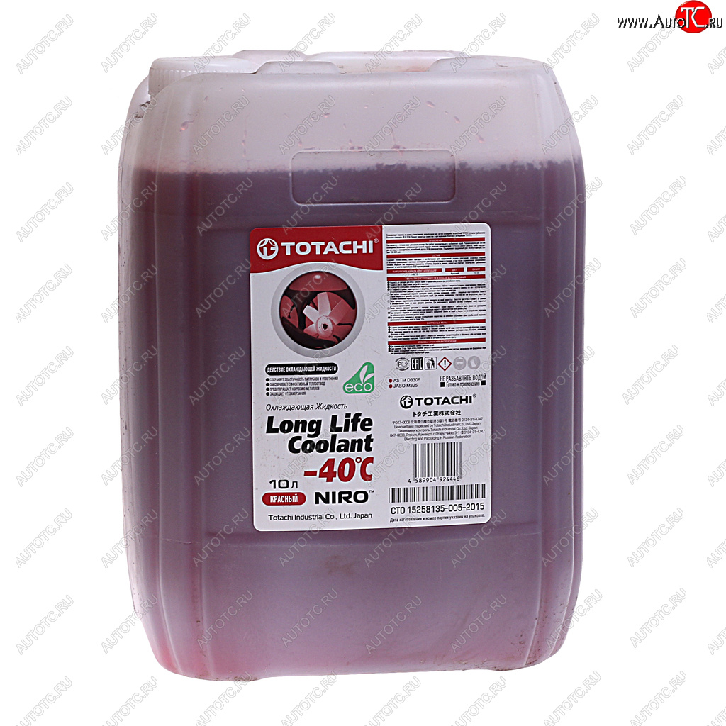 2 289 р. Антифриз красный -40C 10л SUPER LLC NIRO TOTACHI TOTACHI 41810  с доставкой в г. Пермь
