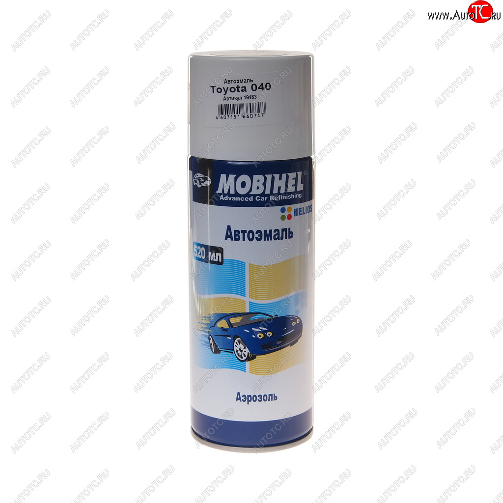 379 р. Краска 040 белая супер аэрозоль 520мл Helios MOBIHEL MOBIHEL 41948302а  с доставкой в г. Пермь