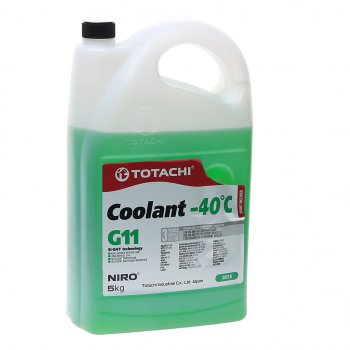 1 149 р. Антифриз зеленый -40C 5кг G11 NIRO Coolant TOTACHI TOTACHI 43205  с доставкой в г. Пермь. Увеличить фотографию 1