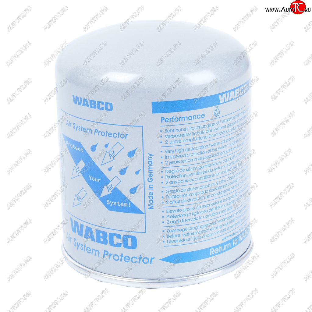 6 799 р. Фильтр осушителя DAF XF95,XF105 (M41х1.5мм H=160мм) WABCO WABCO 4329012462  с доставкой в г. Пермь