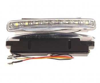 769 р. Огни ходовые дневного света 12V 2.4W 8 светодиодов 2шт. AVS AVS 43477  с доставкой в г. Пермь. Увеличить фотографию 2