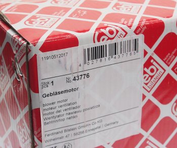 5 949 р. Мотор отопителя MERCEDES MAN c крыльчатками FEBI FEBI 43776  с доставкой в г. Пермь. Увеличить фотографию 3