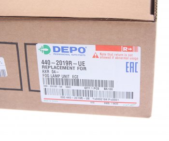 4 289 р. Фара противотуманная MERCEDES Axor (04-) правая DEPO DEPO 4402019rue  с доставкой в г. Пермь. Увеличить фотографию 4