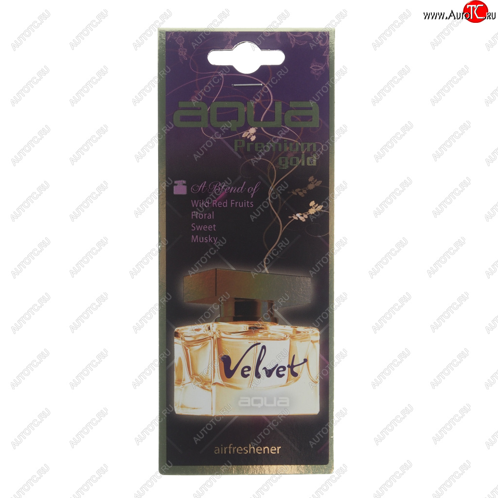 140 р. Ароматизатор подвесной пластина (velvet) Natural Flavor Drop AQUA AQUA 44098  с доставкой в г. Пермь