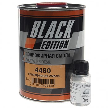 1 059 р. Смола полиэфирная 1кг с отвердителем 20г Black Edition MAXTOR MAXTOR 4480  с доставкой в г. Пермь. Увеличить фотографию 1