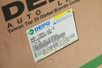 8 399 р. Фара MAN TGA,TGL (00-07) левая без электропривода DEPO DEPO 4491101llde  с доставкой в г. Пермь. Увеличить фотографию 4