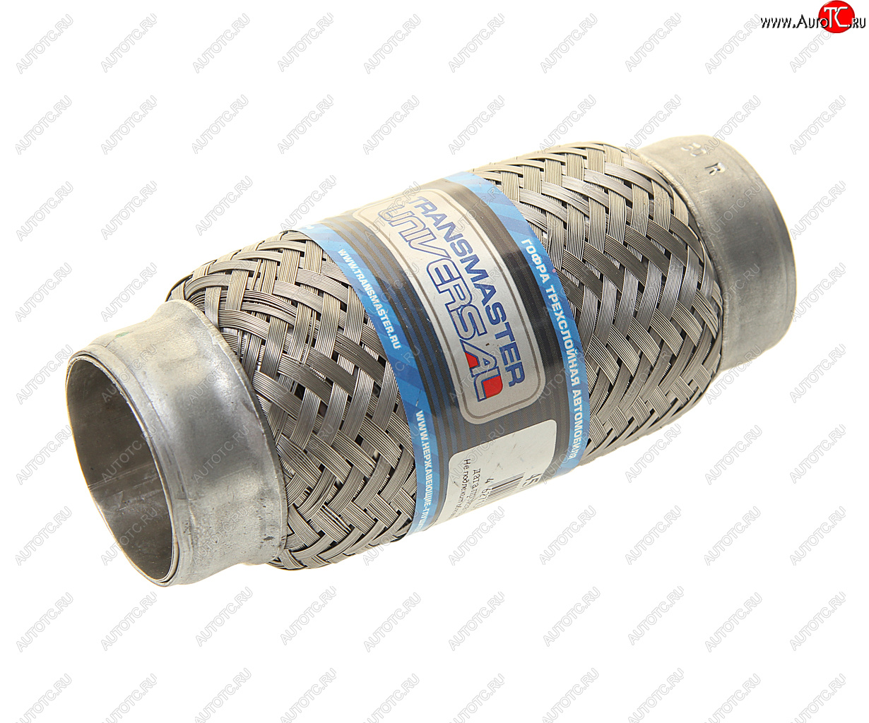 549 р. Гофра глушителя 45x150 в 3-ой оплетке innerbraid нержавеющая сталь TRANSMASTER TRANSMASTER 45150  с доставкой в г. Пермь