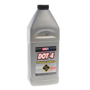 296 р. Жидкость тормозная DOT-4 0.91кг UNIX ПКФ СВ-ХИМ 4600169  с доставкой в г. Пермь. Увеличить фотографию 1