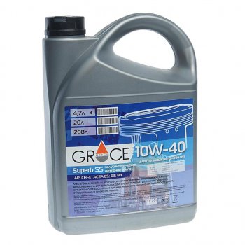 2 099 р. Масло дизельное Superb SS CH-4SJ E5,E3 A2B3 10W40 псинт.5л GRACE GRACE 4603728810447  с доставкой в г. Пермь. Увеличить фотографию 1
