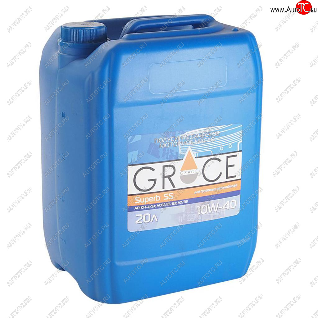 7 299 р. Масло дизельное Superb SS CH-4SJ E5,E3 A2B3 10W40 псинт.20л GRACE GRACE 4603728810454  с доставкой в г. Пермь