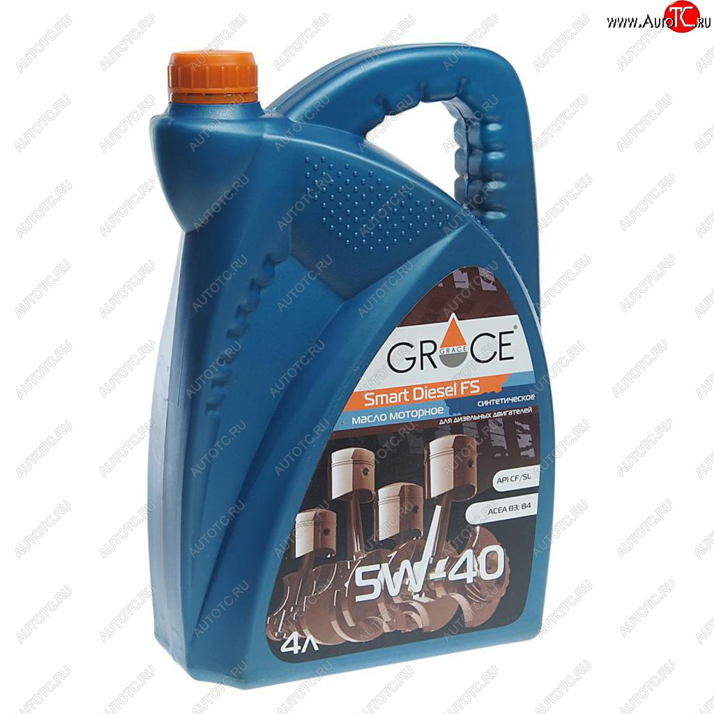 2 359 р. Масло дизельное Smart Diesel FS 5W40 синт.4л GRACE GRACE 4603728811901  с доставкой в г. Пермь