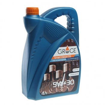 2 349 р. Масло дизельное Smart Diesel FS 5W30 синт.4л GRACE GRACE 4603728811949  с доставкой в г. Пермь. Увеличить фотографию 1