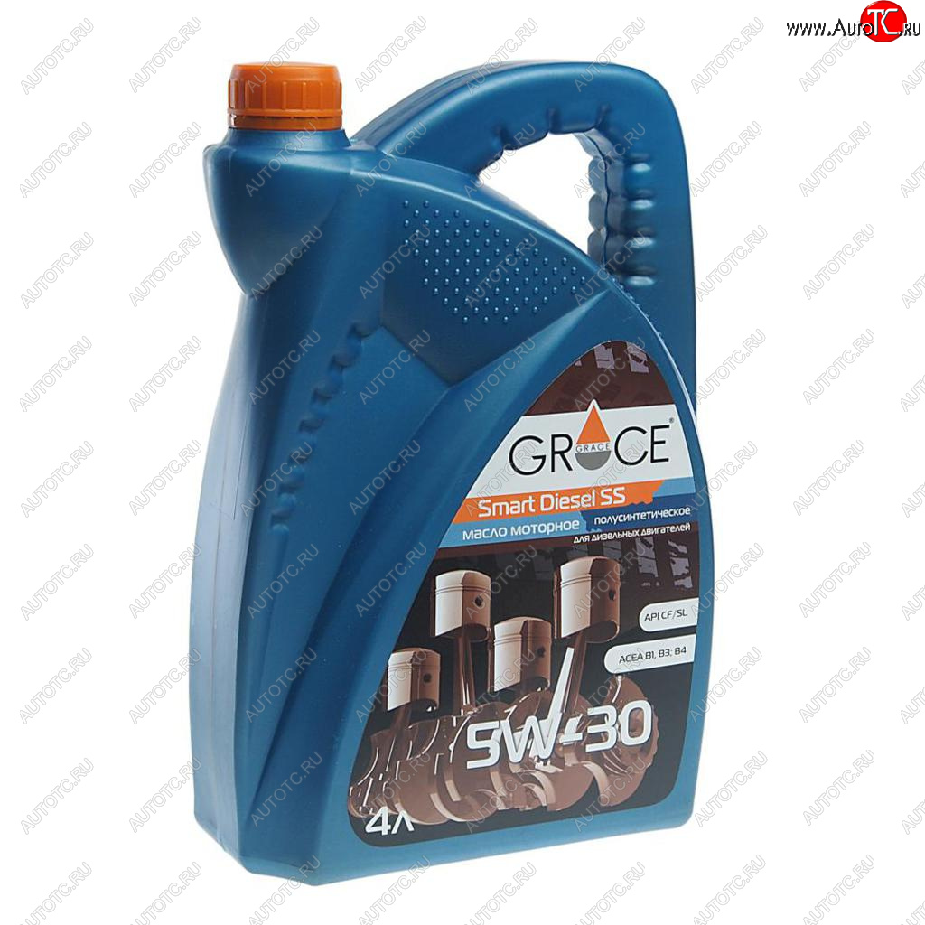 2 349 р. Масло дизельное Smart Diesel FS 5W30 синт.4л GRACE GRACE 4603728811949  с доставкой в г. Пермь