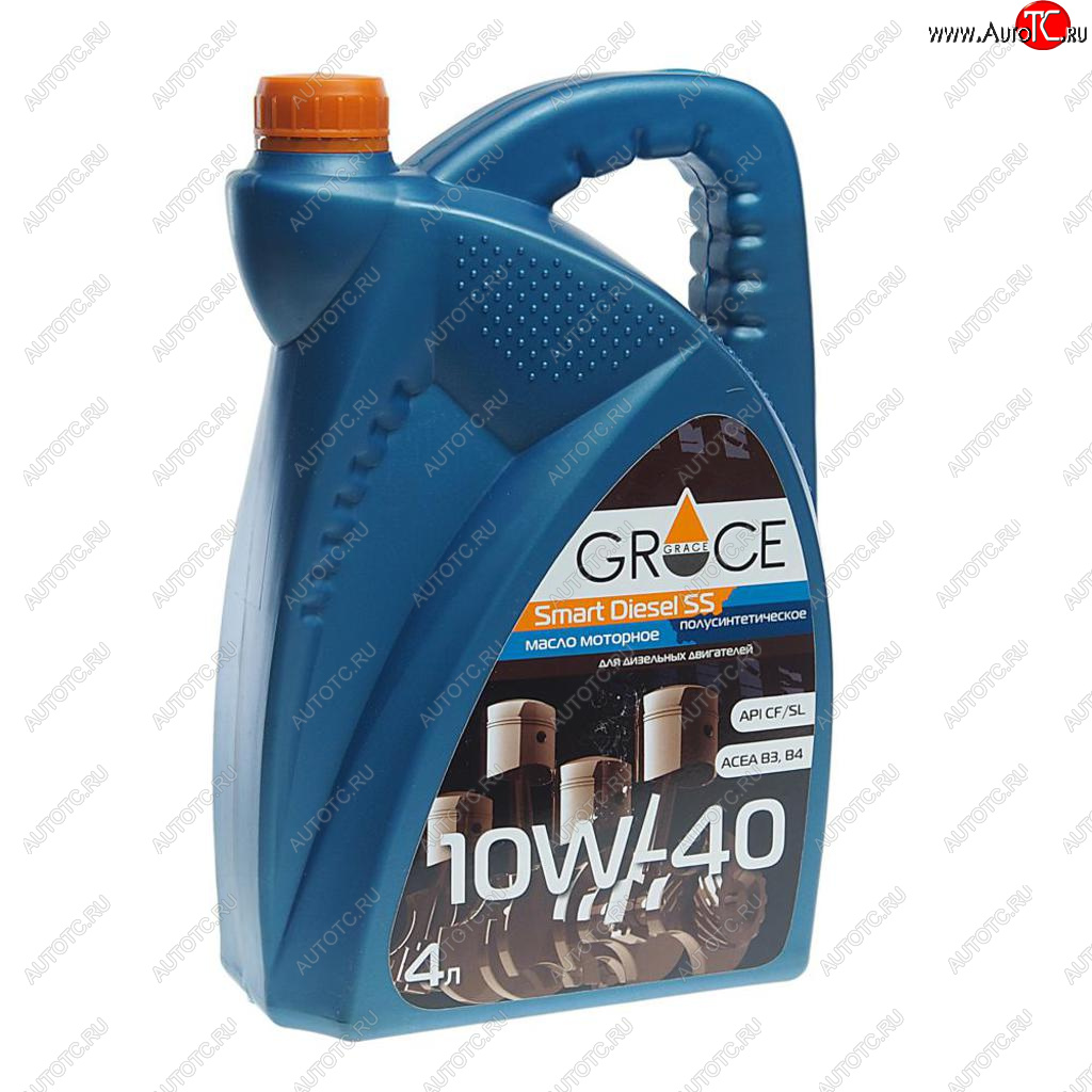 2 049 р. Масло дизельное Smart Diesel SS 10W40 псинт.4л GRACE GRACE 4603728811987  с доставкой в г. Пермь