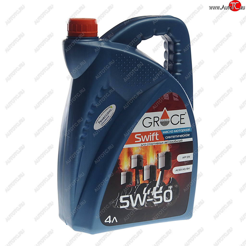 4 499 р. Масло моторное SWIFT 5W50 синт.4л GRACE GRACE 4603728812144  с доставкой в г. Пермь