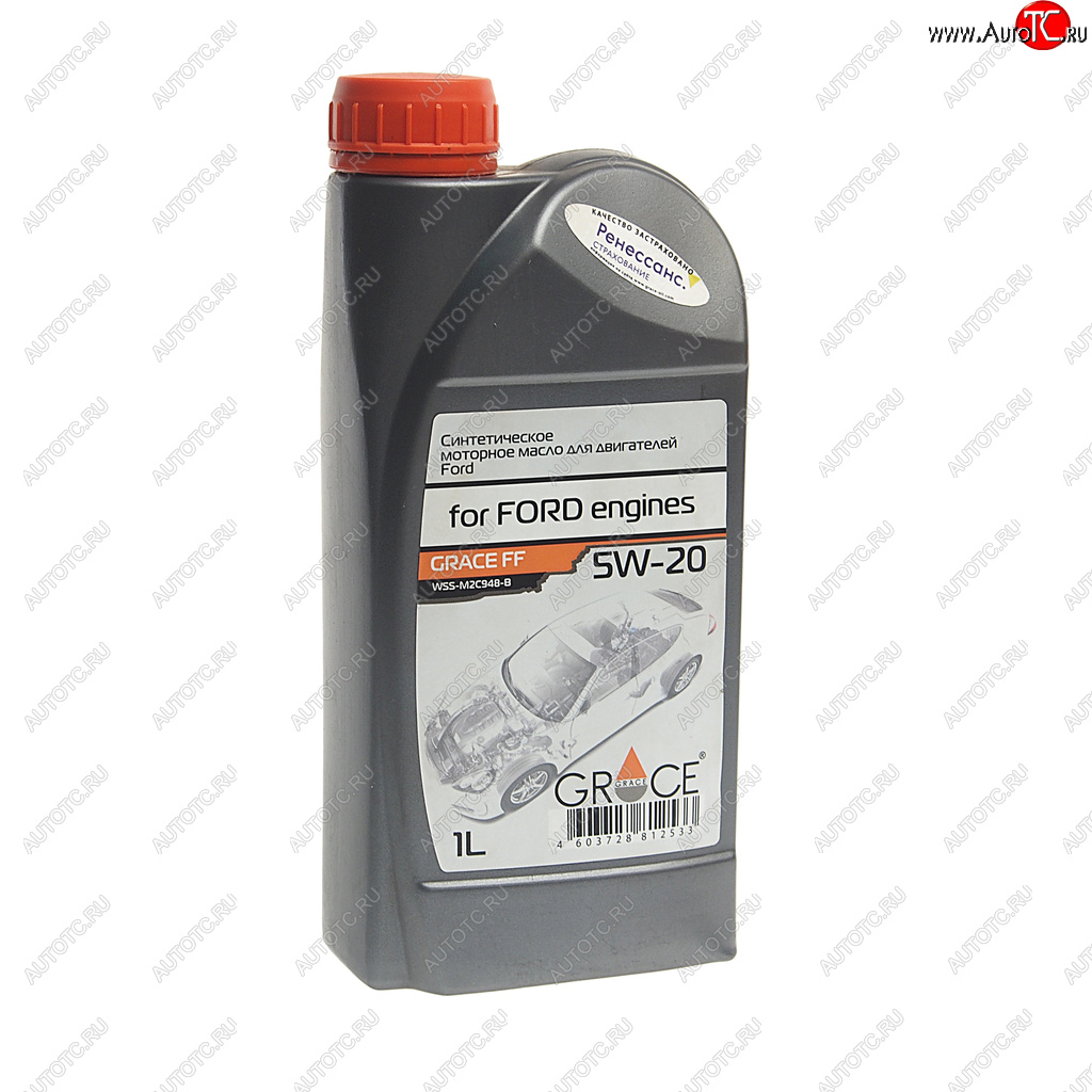 799 р. Масло моторное для FORD 5W20 синт.1л GRACE GRACE 4603728812533 GRACE 4603728812533  с доставкой в г. Пермь