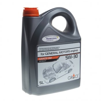 2 699 р. Масло моторное для GM Dexos2 5W30 синт.5л GRACE GRACE 4603728812861  с доставкой в г. Пермь. Увеличить фотографию 1