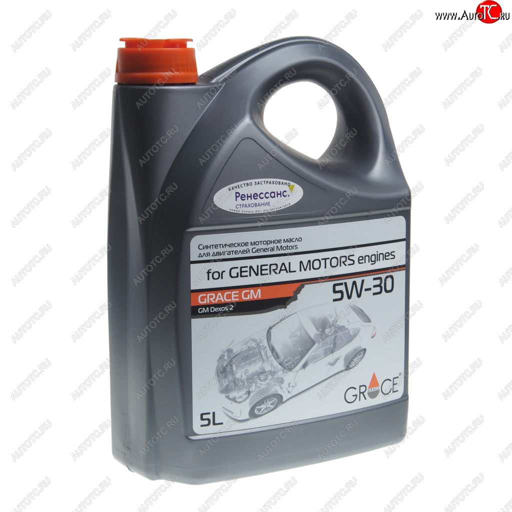 2 699 р. Масло моторное для GM Dexos2 5W30 синт.5л GRACE GRACE 4603728812861  с доставкой в г. Пермь