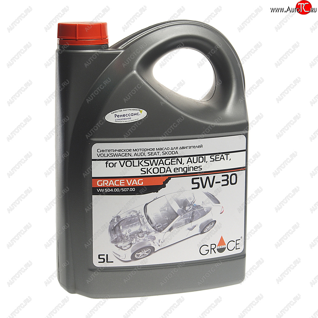 3 599 р. Масло моторное для VAG 5W30 синт.5л GRACE GRACE 4603728812946  с доставкой в г. Пермь