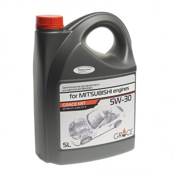 3 199 р. Масло моторное для MITSUBISHI 5W30 синт.5л GRACE GRACE 4603728813141 GRACE 4603728813141  с доставкой в г. Пермь. Увеличить фотографию 1