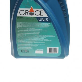 2 759 р. Масло трансмиссионное UNIS GL-45 75W90 псинт.4л GRACE GRACE 4603728814261  с доставкой в г. Пермь. Увеличить фотографию 2