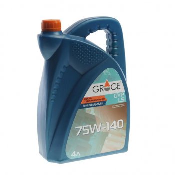 3 899 р. Масло трансмиссионное GYP LS GL-5 75W140 синт.4л GRACE GRACE 4603728814384  с доставкой в г. Пермь. Увеличить фотографию 1