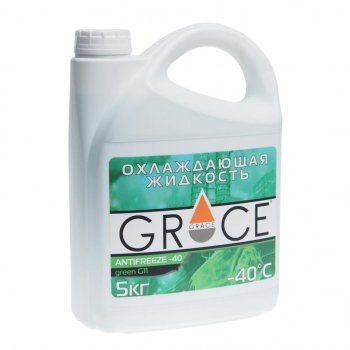 1 379 р. Антифриз зеленый -40C 5кг G11 GRACE GRACE 4603728817491  с доставкой в г. Пермь. Увеличить фотографию 1