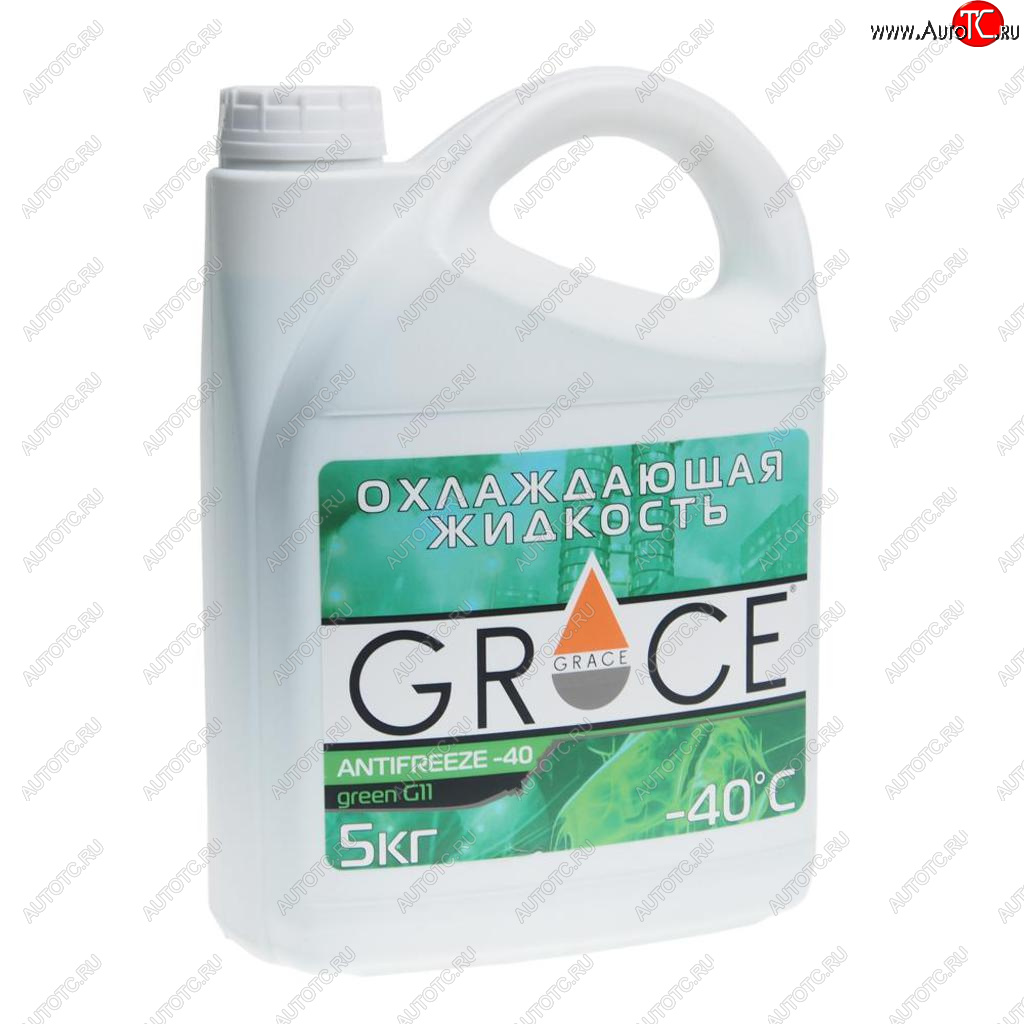 1 379 р. Антифриз зеленый -40C 5кг G11 GRACE GRACE 4603728817491  с доставкой в г. Пермь