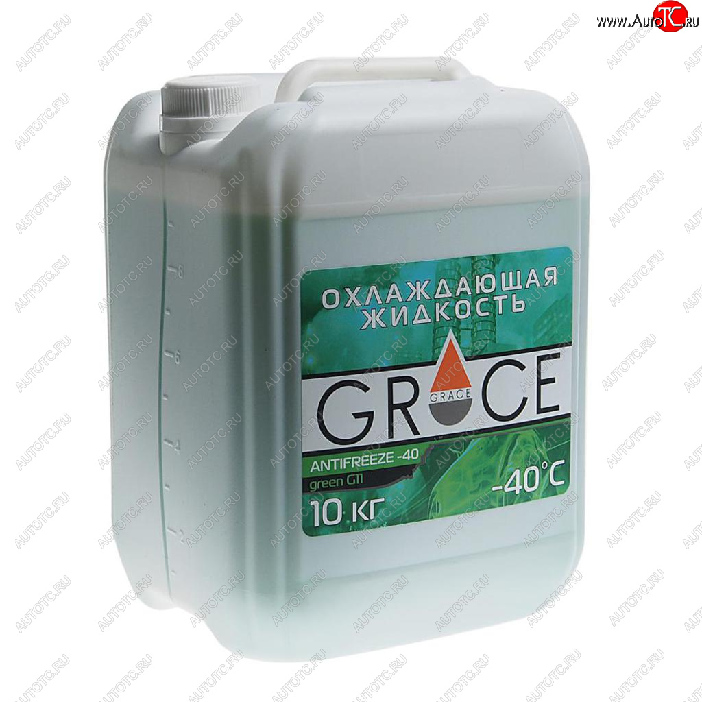 2 349 р. Антифриз зеленый -40C 10кг G11 GRACE GRACE 4603728817507  с доставкой в г. Пермь