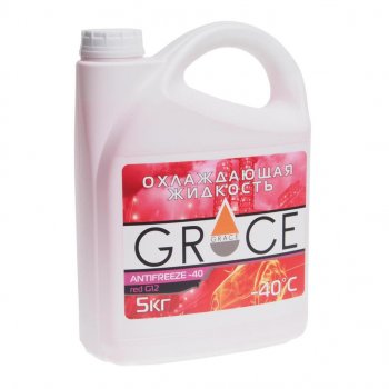 1 329 р. Антифриз красный -40C 5кг G12 GRACE GRACE 4603728817545  с доставкой в г. Пермь. Увеличить фотографию 1