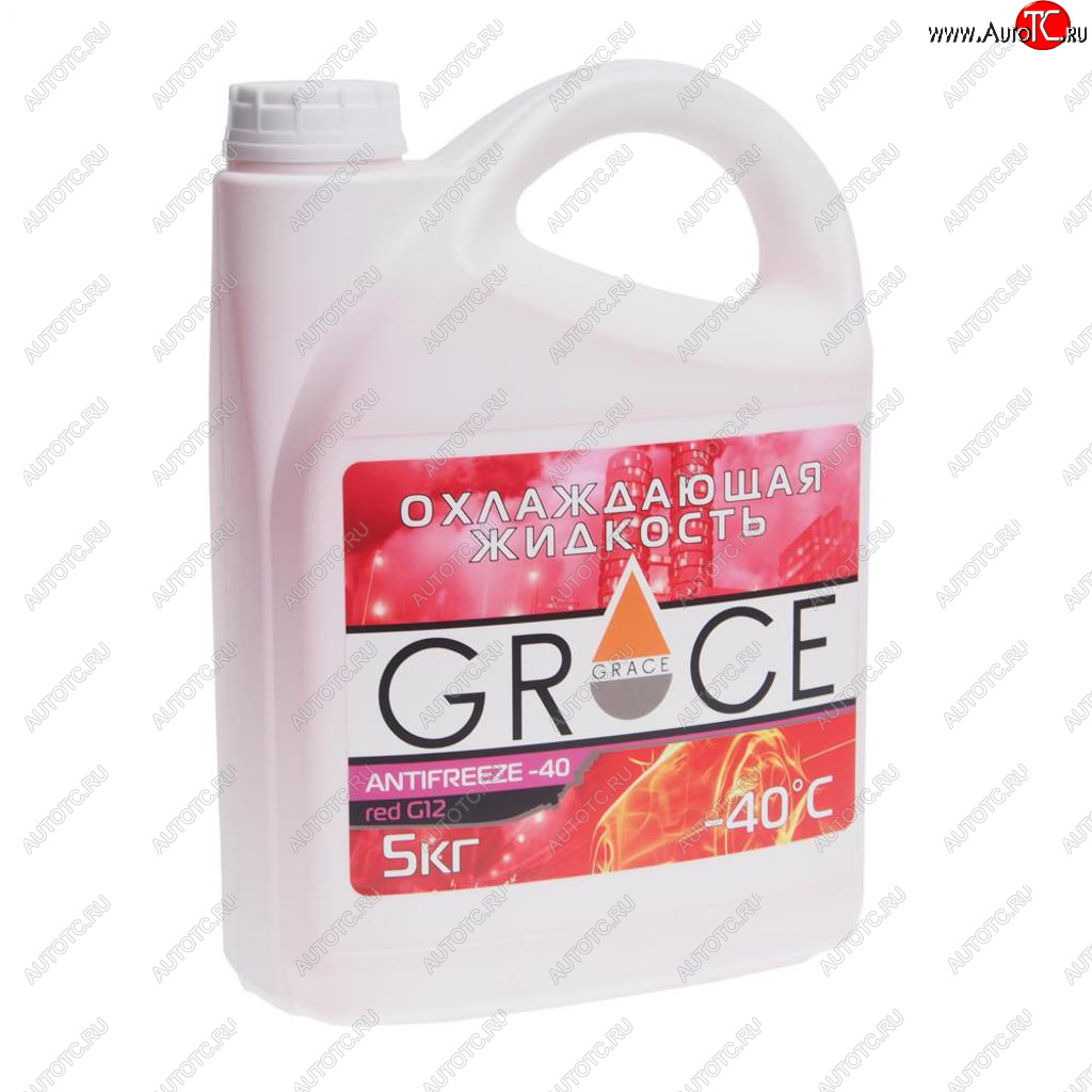 1 329 р. Антифриз красный -40C 5кг G12 GRACE GRACE 4603728817545  с доставкой в г. Пермь