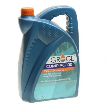 1 569 р. Масло компрессорное PC-100 4л GRACE GRACE 4603728817705  с доставкой в г. Пермь. Увеличить фотографию 1