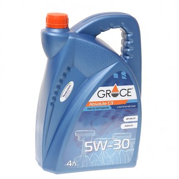 2 599 р. Масло моторное ABSOIUTE C3 5W30 синт.4л GRACE GRACE 4603728818306  с доставкой в г. Пермь. Увеличить фотографию 1