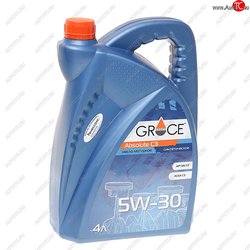 2 599 р. Масло моторное ABSOIUTE C3 5W30 синт.4л GRACE GRACE 4603728818306  с доставкой в г. Пермь