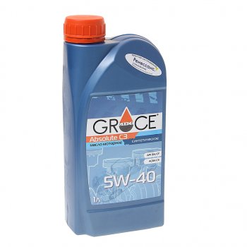 759 р. Масло моторное ABSOIUTE C3 5W40 синт.1л GRACE GRACE 4603728818337  с доставкой в г. Пермь. Увеличить фотографию 1
