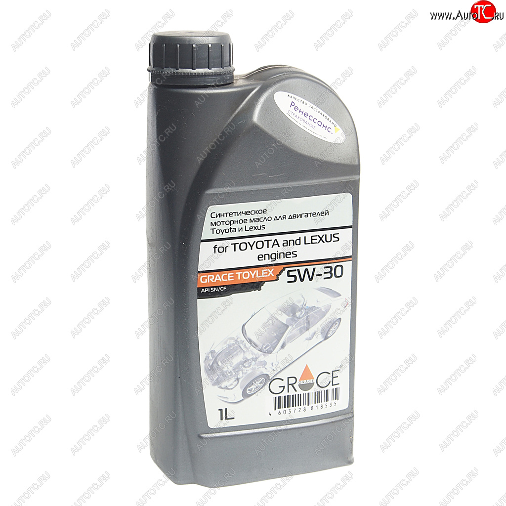 999 р. Масло моторное для TOYOTA LEXUS Toylex 5W30 синт.1л GRACE GRACE 4603728818535 GRACE 4603728818535  с доставкой в г. Пермь
