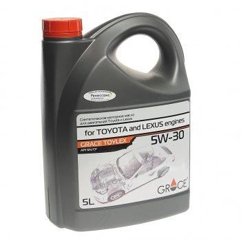 3 099 р. Масло моторное для TOYOTA LEXUS Toylex 5W30 синт.5л GRACE GRACE 4603728818542 GRACE 4603728818542  с доставкой в г. Пермь. Увеличить фотографию 1