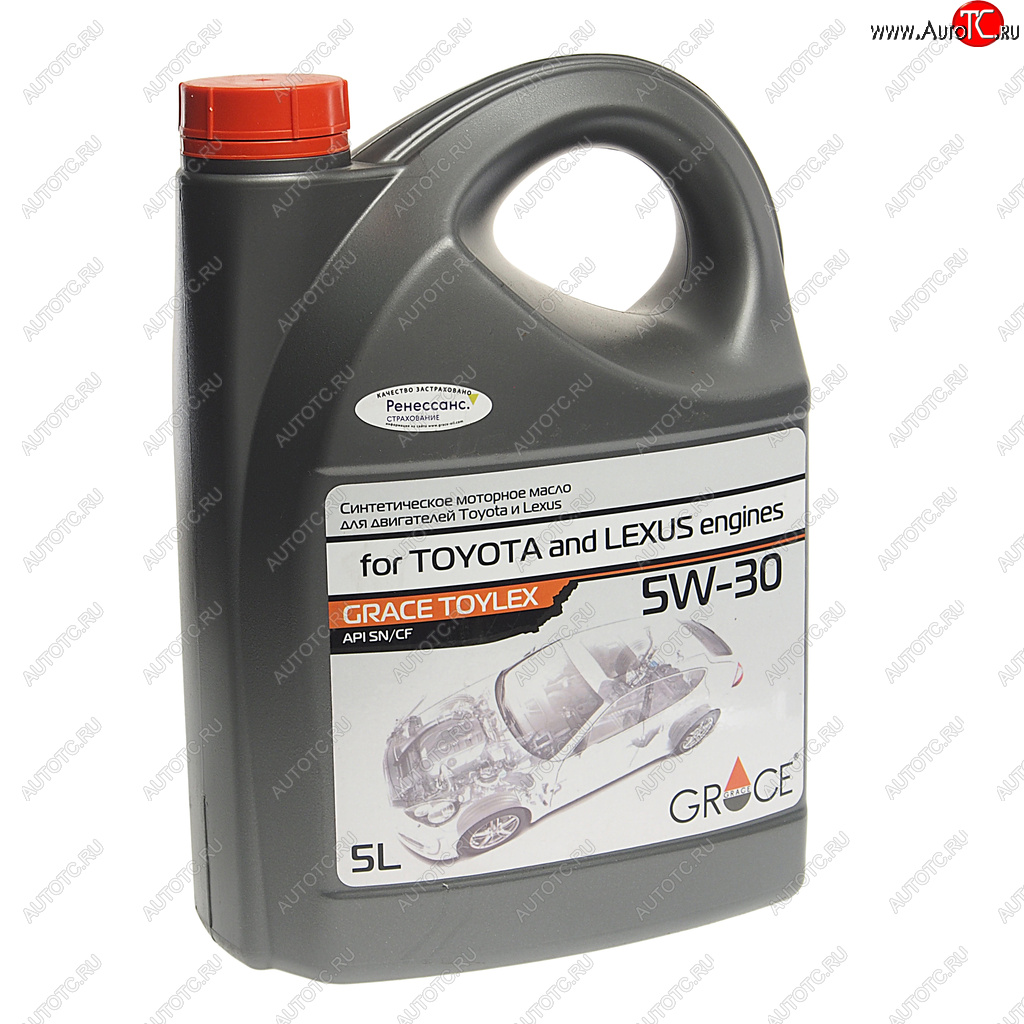 3 099 р. Масло моторное для TOYOTA LEXUS Toylex 5W30 синт.5л GRACE GRACE 4603728818542 GRACE 4603728818542  с доставкой в г. Пермь
