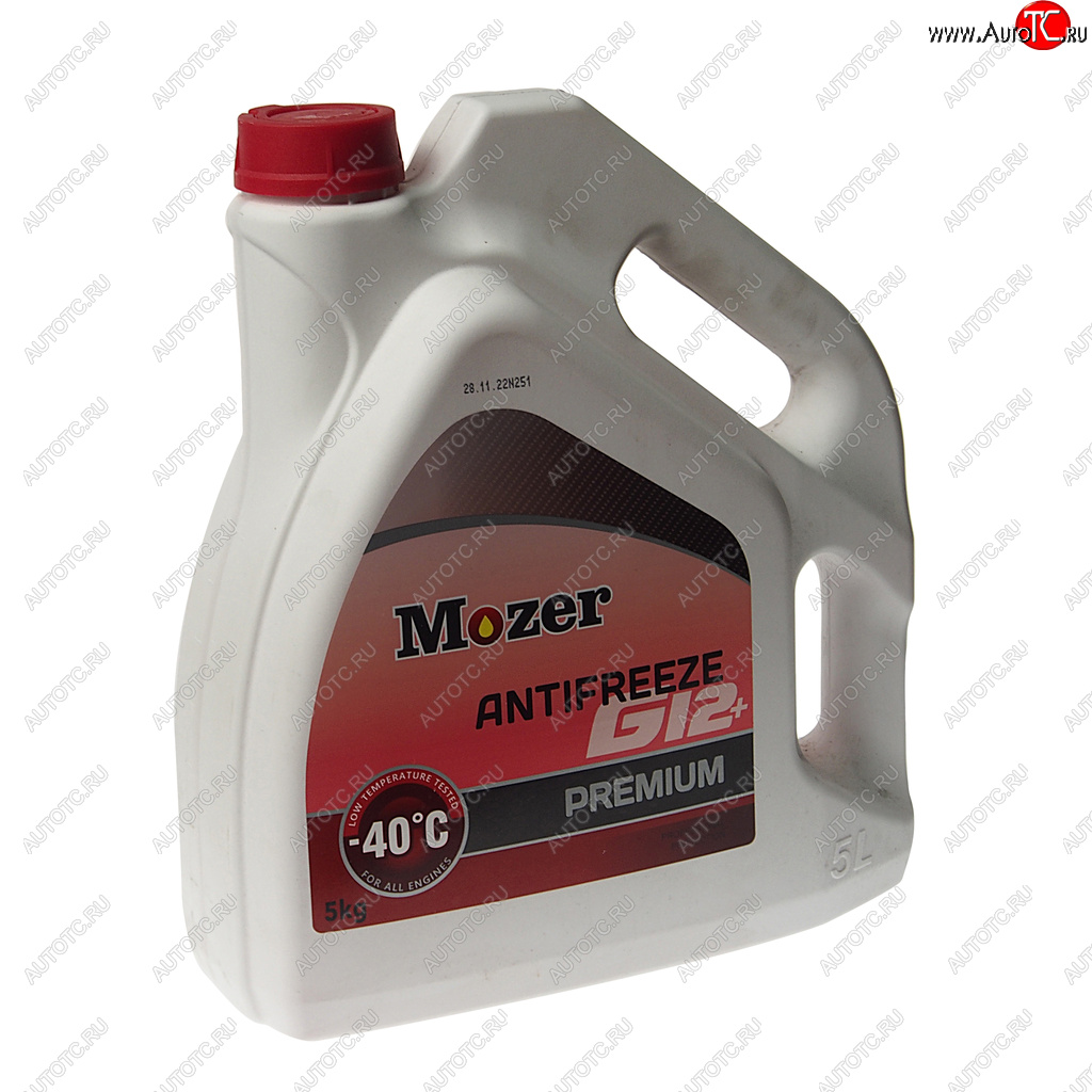 929 р. Антифриз красный -40C 5кг G12+ MOZER MOZER 4606451  с доставкой в г. Пермь
