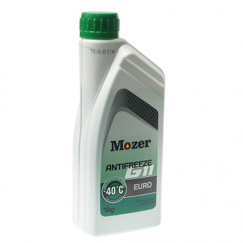 208 р. Антифриз зеленый Euro -40C 1кг G11 MOZER MOZER 4606475  с доставкой в г. Пермь. Увеличить фотографию 1