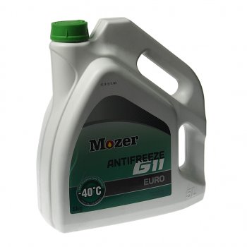 899 р. Антифриз зеленый Euro -40C 5кг G11 MOZER MOZER 4606482  с доставкой в г. Пермь. Увеличить фотографию 1