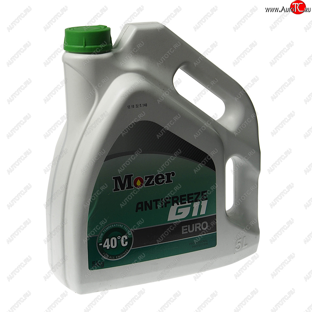 899 р. Антифриз зеленый Euro -40C 5кг G11 MOZER MOZER 4606482  с доставкой в г. Пермь