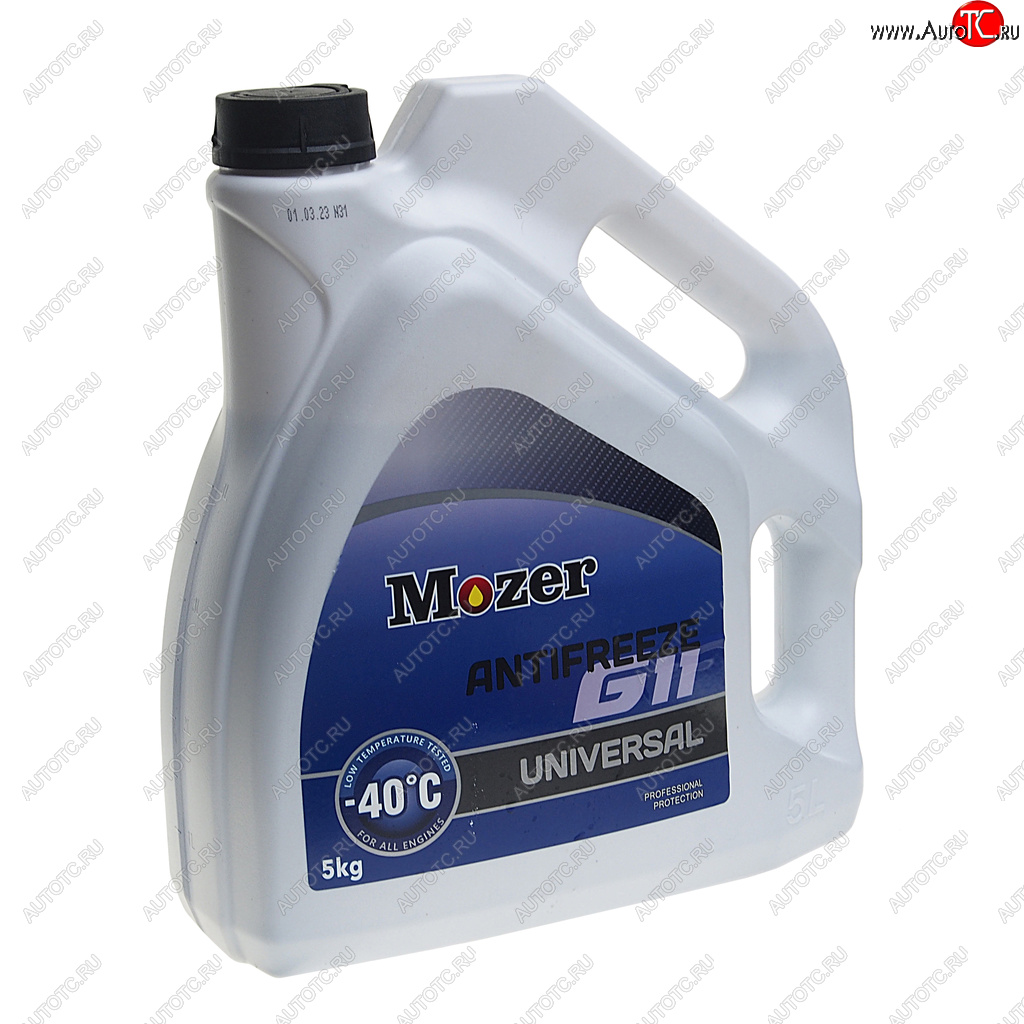 839 р. Антифриз синий Universal -40C 5кг G11 MOZER MOZER 4606772  с доставкой в г. Пермь