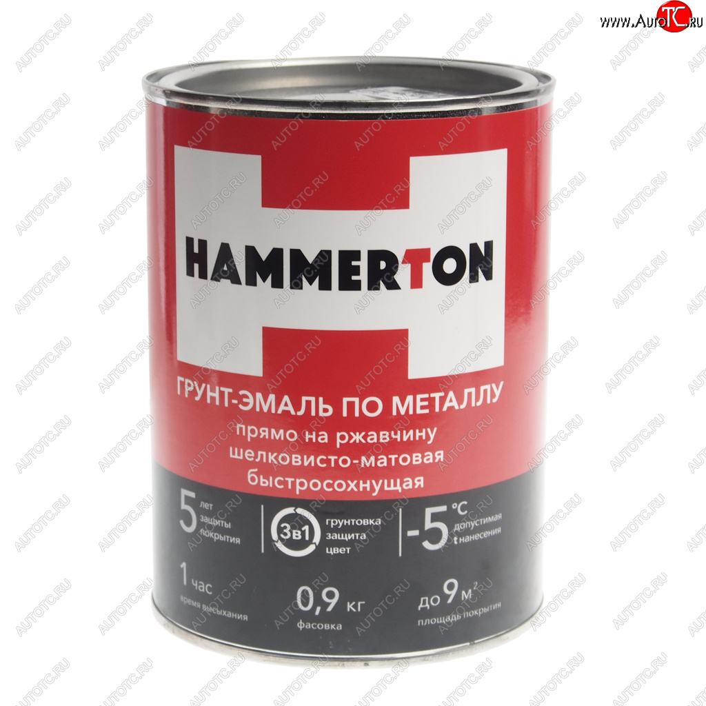 779 р. Грунт-эмаль по ржавчине серая 0.9л HAMMERTON HAMMERTON 4607808740617  с доставкой в г. Пермь