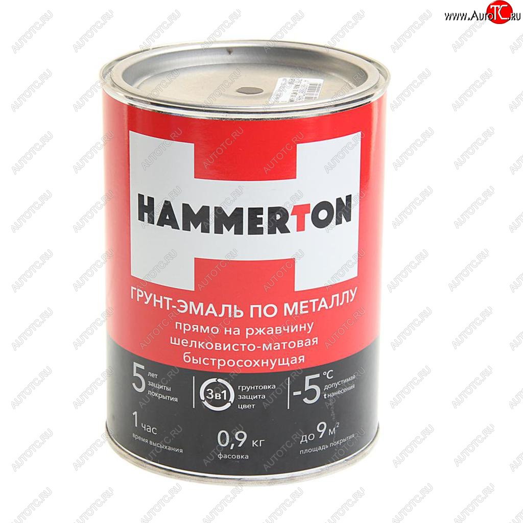 779 р. Грунт-эмаль по ржавчине черная 0.9л HAMMERTON HAMMERTON 4607808740631  с доставкой в г. Пермь