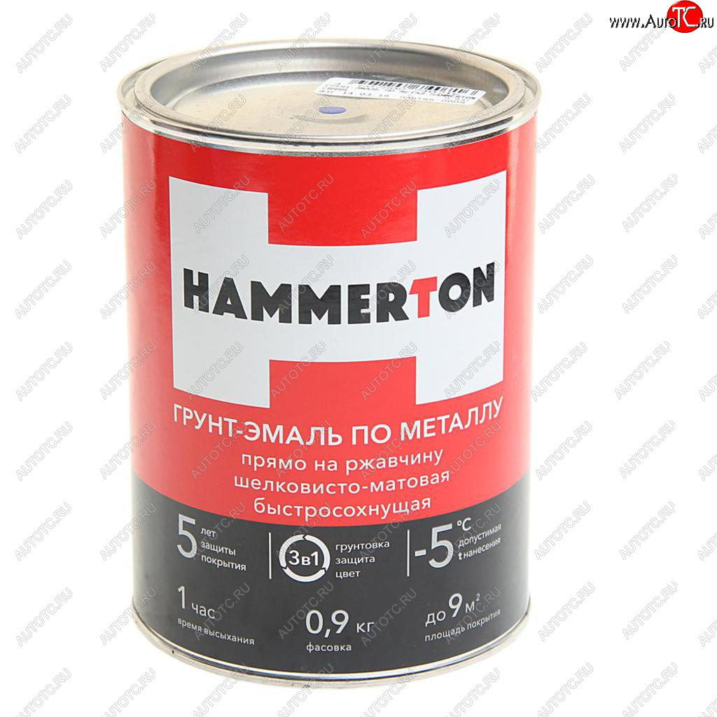 819 р. Грунт-эмаль по ржавчине синяя 0.9л HAMMERTON HAMMERTON 4607808740716  с доставкой в г. Пермь