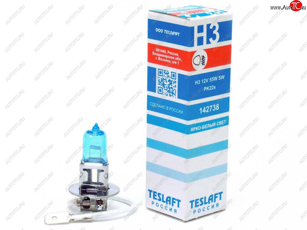 175 р. Лампа 12V H3 55W РK22s 3600К 1050лм Super White TESLAFT (Россия) TESLAFT 4631111142738 TESLAFT 4631111142738  с доставкой в г. Пермь