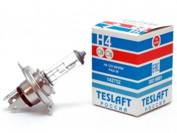 163 р. Лампа 12V H4 6055W P43t-38 16501000лм Стандарт TESLAFT (Россия) TESLAFT 4631111142752  с доставкой в г. Пермь. Увеличить фотографию 1