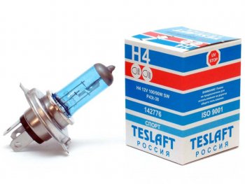 319 р. Лампа 12V H4 10090W P43t-38 39003850К 21001000лм Super White TESLAFT (Россия) TESLAFT 4631111142776  с доставкой в г. Пермь. Увеличить фотографию 1